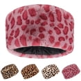 thumbnail image 1 of Gustave Leopard Print Faux Fur Hats for Women Cossack Russian Style Warm Hat Winter Fluffy Hat Thick Ski Beanie Cap "Pink", 1 of 6