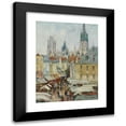 thumbnail image 1 of Gustave Loiseau 11x14 Black Modern Framed Museum Art Print Titled - Rue De L'Epicerie in Rouen (1929), 1 of 5