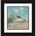 thumbnail image 1 of Gustave Loiseau 12x13 Black Ornate Wood Framed Double Matted Museum Art Print Titled: Pommers in Flower (circa 1907), 1 of 5