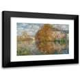 thumbnail image 1 of Gustave Loiseau 18x13 Black Modern Framed Museum Art Print Titled - The Cauchois House, Edges of the Eure, Autumn (1929), 1 of 5