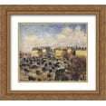 thumbnail image 1 of Gustave Loiseau 2x Matted 24x20 Gold Ornate Framed Art Print 'Paris Wagram Avenue', 1 of 2