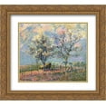 thumbnail image 1 of Gustave Loiseau 2x Matted 24x20 Gold Ornate Framed Art Print 'Spring', 1 of 2
