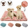 thumbnail image 1 of Gustave Long Plush Pet Blankets Dog Cat Sleeping Mat, Puppy Winter Warm Soft Thin Covers for Small Medium Large Dogs Mattress "Pink, M Size", 1 of 10
