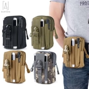 Gustave Men Waist Belt Bag EDC Pouch Organizer Small Tool Storage Purse Cell Phone Carrying Case for Men Outdoor Travel Hiking, Gray