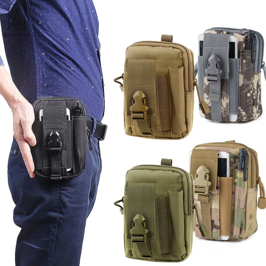 Hopopower Molle Pouch, Tactical Molle Pouches Vest Pouch EDC Belt Pouch Phone Holster Waist Bag Pack Molle Accessories Bag Small Utility Pouch With