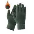 thumbnail image 1 of Gustave Men Women Thermal Insulated Winter Warm Gloves Touch Screen Texting Gloves Elastic Cuff Soft Knit Wool "Green", 1 of 8