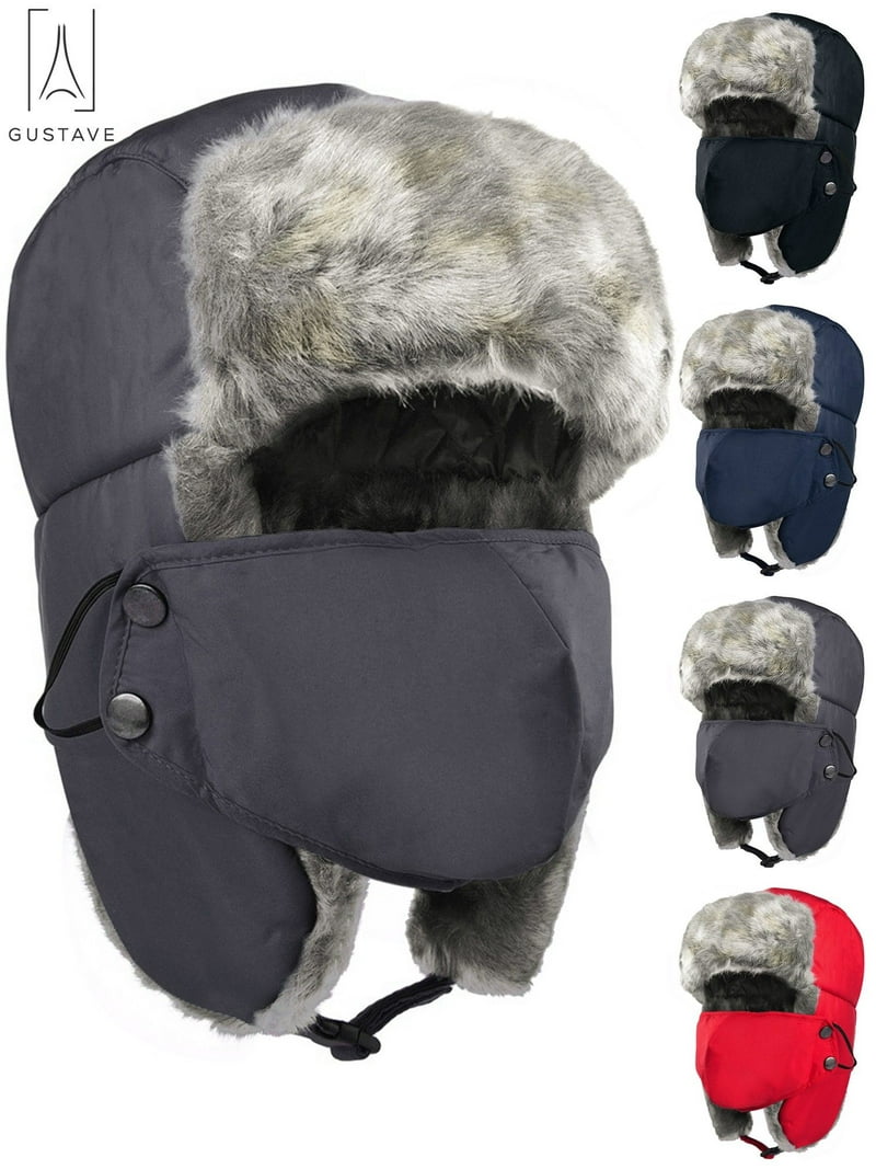 Gustave Thermal Cap, Winter Trapper Hat, Windproof Ski Hat  display picture 1