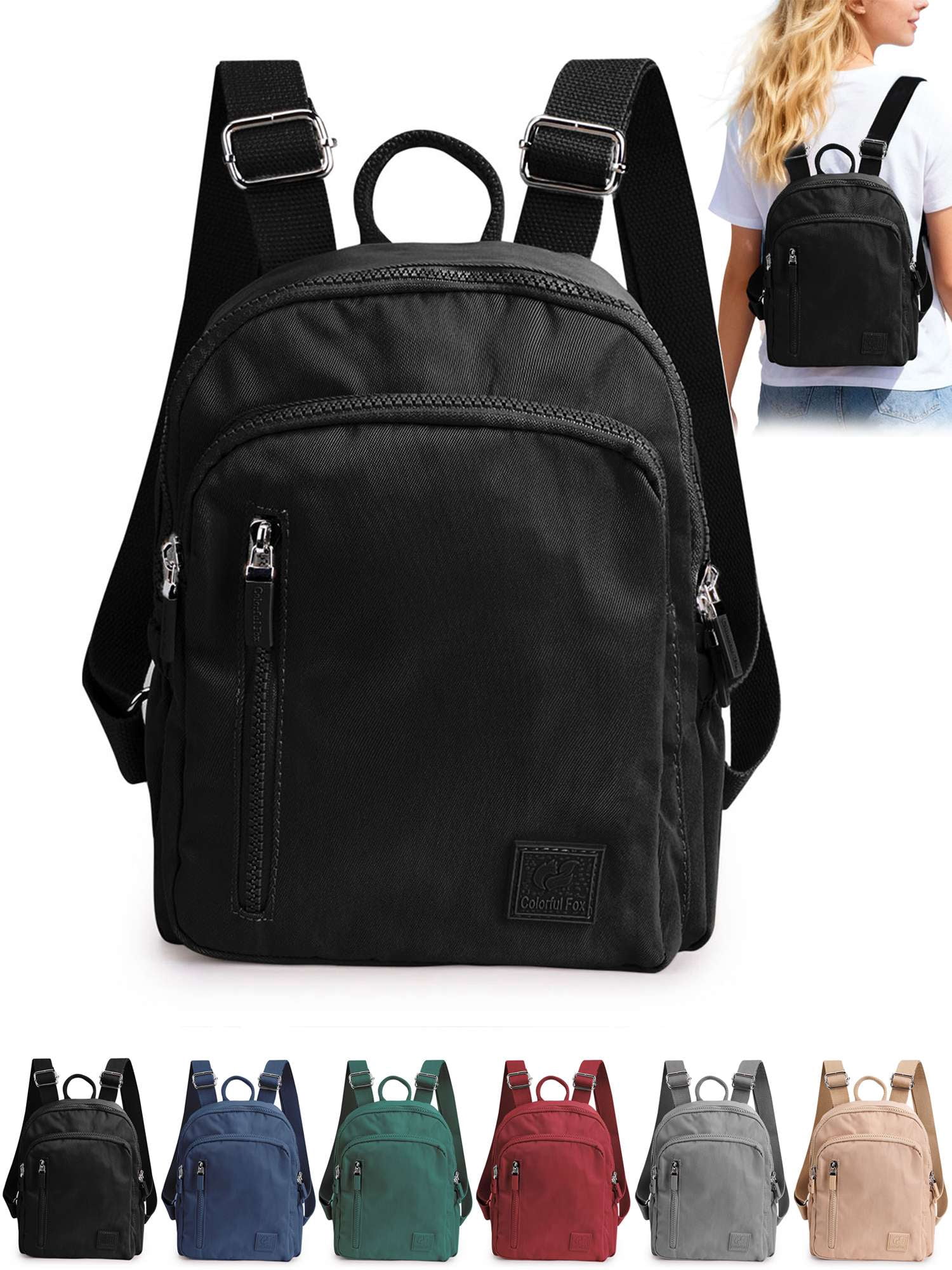 Light Small Backpack Gustave Mini Backpack Purse for Women Nylon Lightweight Small Daypack ...