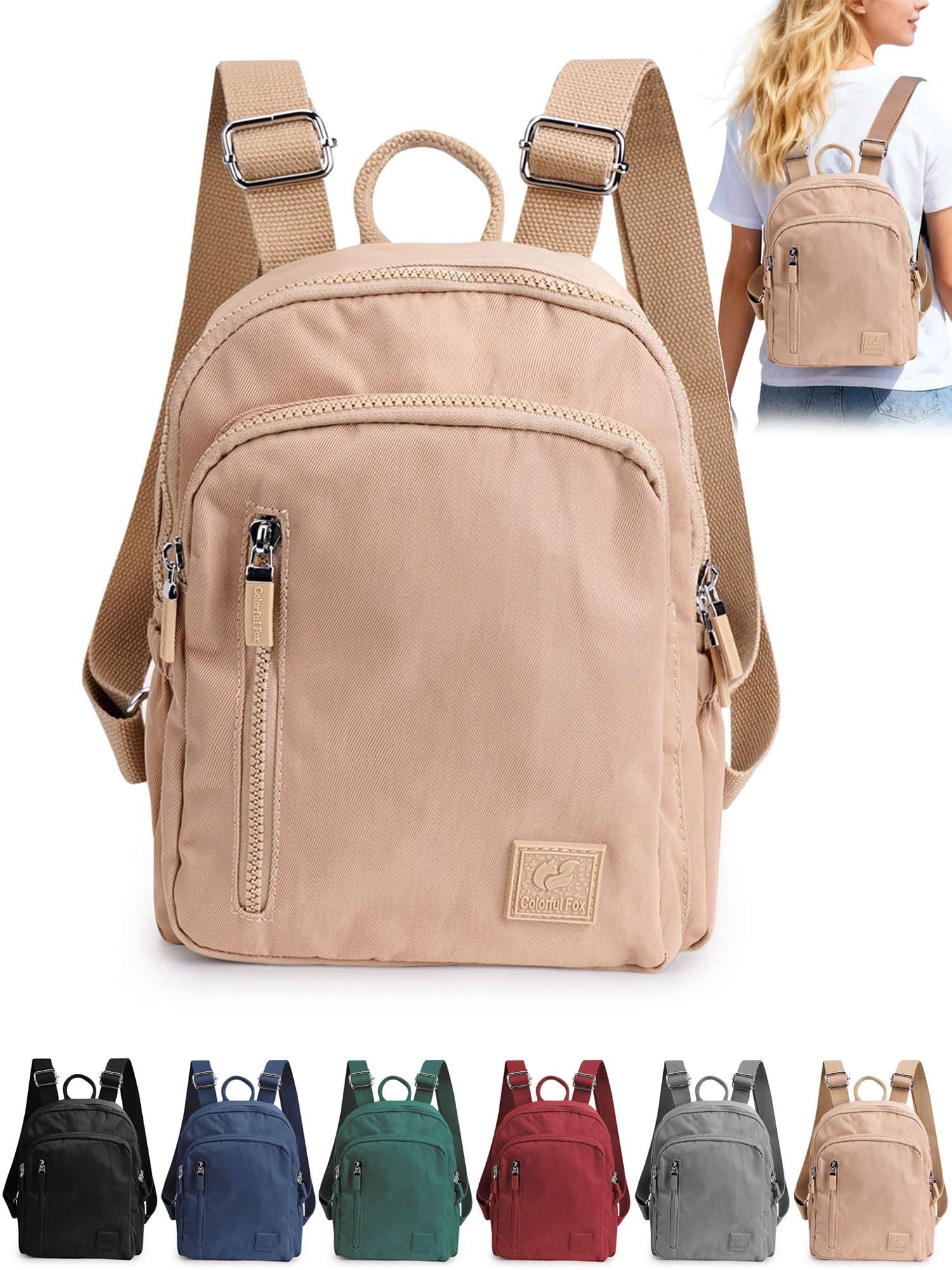 Gustave Mini Backpack Purse for Women Nylon Lightweight 