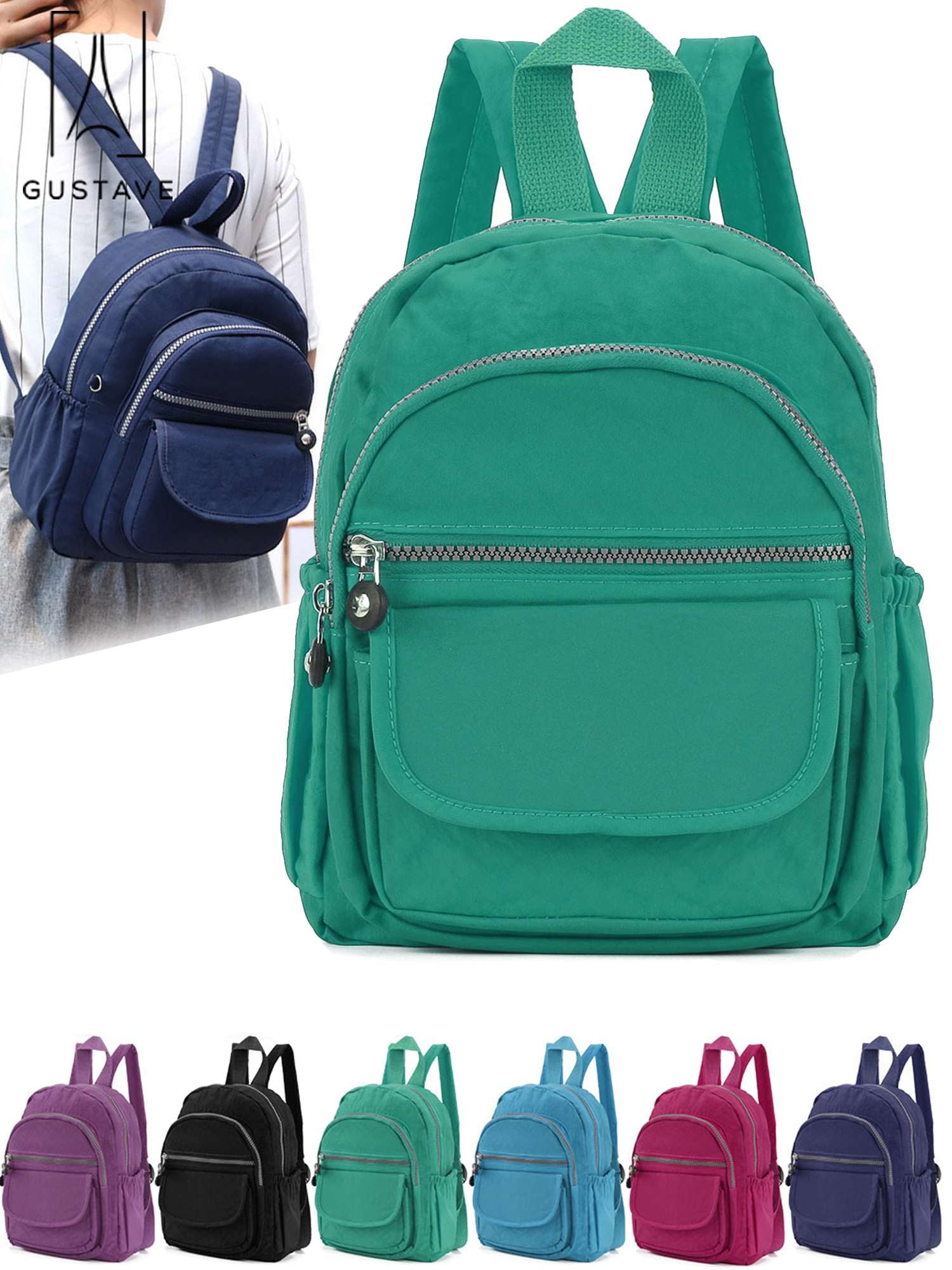 NEWNOVO Small Elephant Print Mini Backpack For Womens Travel Shoulder Bags  For Womens 5 L Backpack Black - Price in India | Flipkart.com