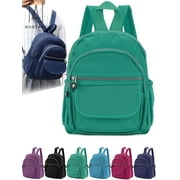 Gustave Mini Nylon Backpack Purse for Women Lightweight Anti-theft Travel Backpack Daypack Casual Shoulder Handbag Lake Green