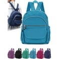 thumbnail image 1 of Gustave Mini Nylon Backpack Purse for Women Lightweight Anti-theft Travel Backpack Daypack Casual Shoulder Handbag "Sky Blue", 1 of 9