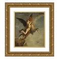 thumbnail image 1 of Gustave Moreau 12x14 Gold Ornate Wood Frame and Double Matted Museum Art Print Titled - The Chimera (1867), 1 of 4