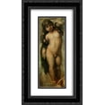 thumbnail image 1 of Gustave Moreau 2x Matted 14x24 Black Ornate Framed Art Print 'Copy of Raphael's Cherub', 1 of 2