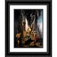 thumbnail image 1 of Gustave Moreau 2x Matted 20x24 Black Ornate Framed Art Print 'Oedipus the Wayfarer', 1 of 2