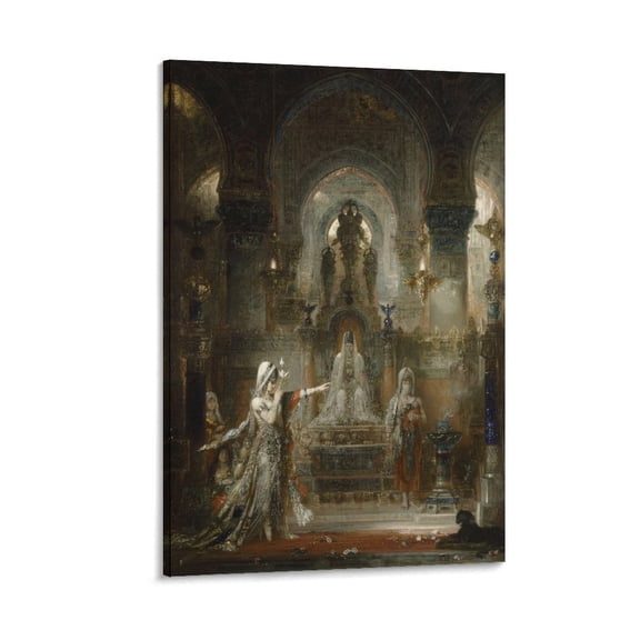 Gustave Moreau Painting Poster Salome Dancing before Herod Poster Decorative Painting Canvas Wall Art Living Room Posters Bedroom Painting 24x36inch(60x90cm)