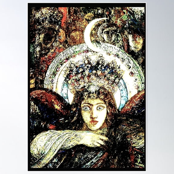 Gustave Moreau'S Hecate Poster Wall Art, Modern Wall Decor For Living Room Bedroom, 8x12 UNFRAMED