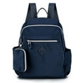 thumbnail image 1 of Gustave Backpack Purse for Women Nylon Waterproof Anti Theft Causal Travel Backpack Shoulder Bag Daypack with Small Coin Bag, Navy, 1 of 7