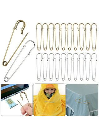 100pcs White Plastic Safety Pins 1 Clothing Tag Pins Bead Needle Pins Trimming Fastening Safety Locking DIY Home Accessories for Personal Adornment