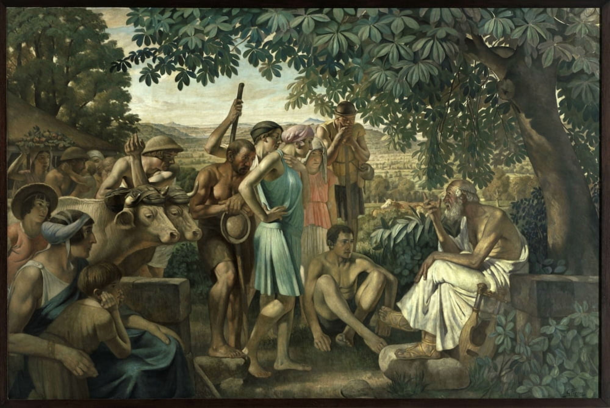Gustave Pierre (1875-1939) French School Canvas Art - (24 x 18)