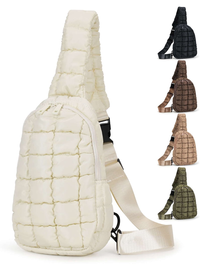 Gustave Quilted Puffer Sling Bag for Women Men Small  display picture 3