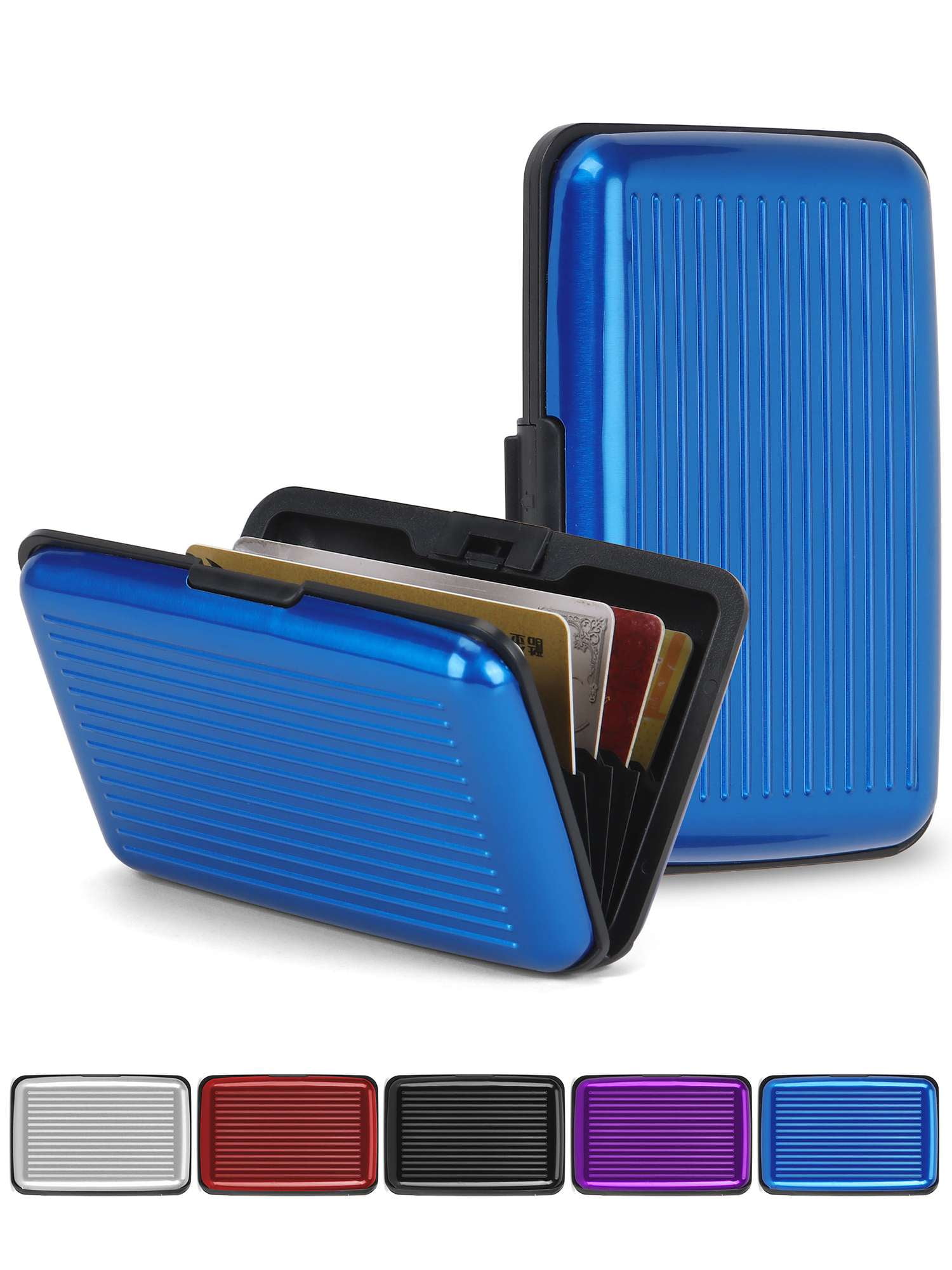 ◇LE MASQUE◇ Dot compact business card wallet dusty blue ◇LE MASQUE◇ Dot compact business card wallet dusty blue