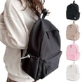 thumbnail image 1 of Gustave School Backapck for Women Men College Aesthetic Bookbags Lightweight Water-Resistan Basic Laptop Backpack Casual Travel Daypack, Black, 1 of 9