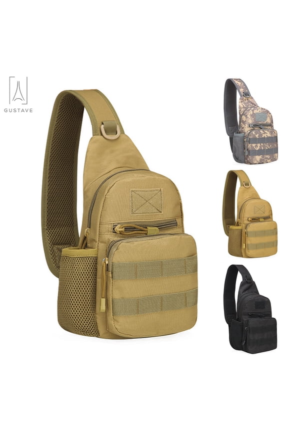 Sling Bag for Men Crossbody Casual Travel Chest Sling Shoulder Bags Oxford Small Messenger Daypack