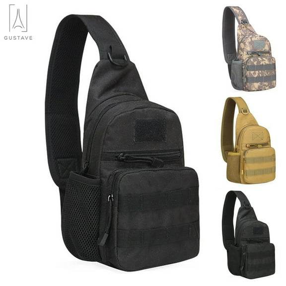 Gustave Sling Bag for Men Crossbody Sling Shoulder Bags Oxford Small Casual Travel  Daypack Purse