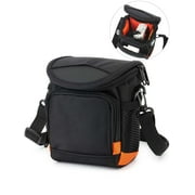 Gustave Small Camera Case Bag Crossbody Purse Waterproof Shockproof Digital Camera Shoulder Bags Compatible with Nikon, Canon, Sony "Black, 4.3*3.1*5.5inch"