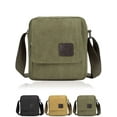 thumbnail image 1 of Gustave Small Canvas Crossbody Bag for Men Women Vintage Shoulder Messenger Bag Multi Pockets Casual Travel Satchel Purse "Green", 1 of 9