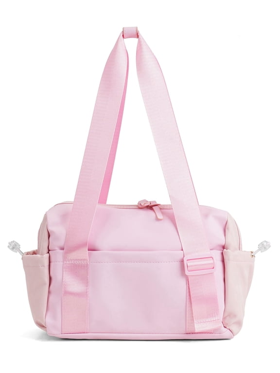 Small Gym Bag for Women Waterproof Mini Travel Duffel Bag Lightweight Sports Bags Tote Handbag with Wet Compartment, Pink