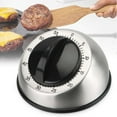 thumbnail image 1 of Gustave Stainless Steel Countdown Timer 60 Minute Mechanical Visual Timer Kitchen Cooking Timers with Loud Alarm for Home Office Study Baking, 1 of 8