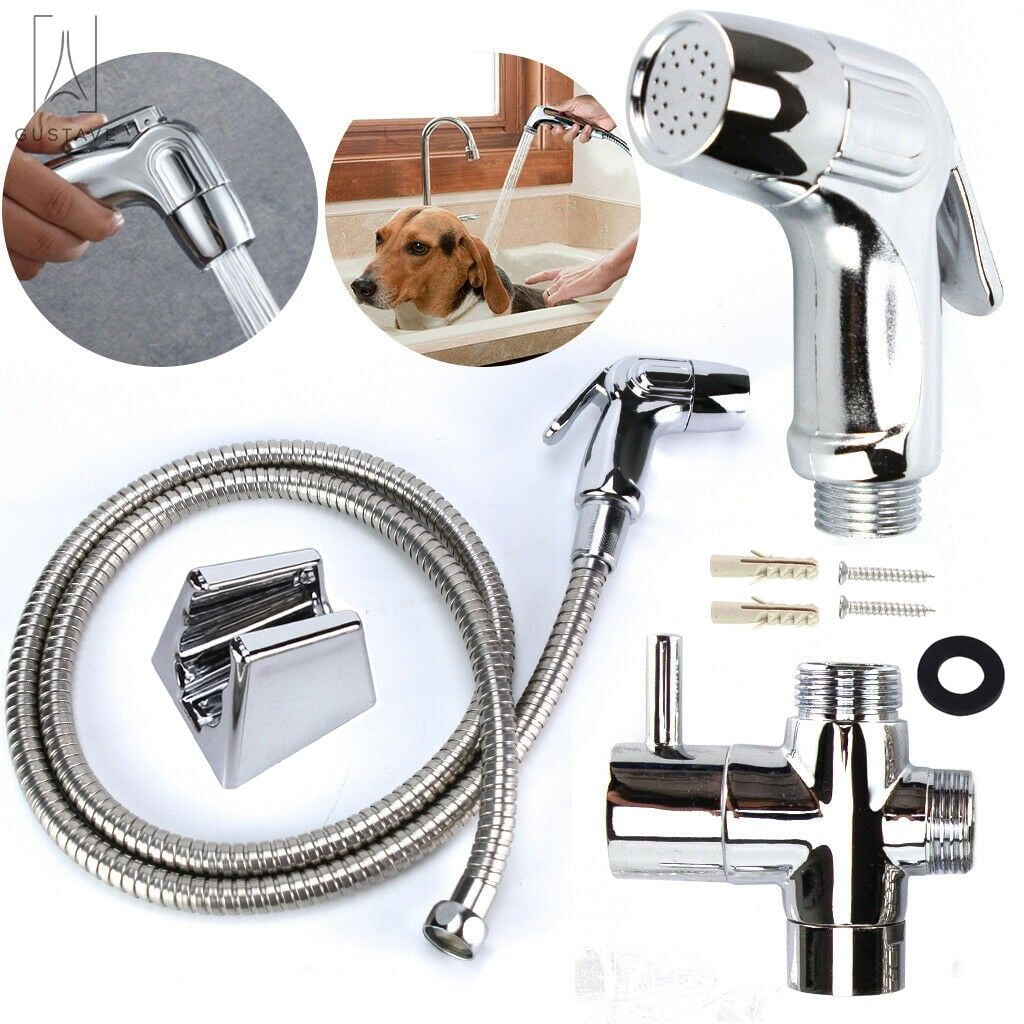 Gustave Stainless Steel Hand Held Bidet Toilet Sprayer Kit, Wall ...