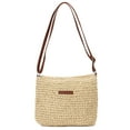 thumbnail image 1 of Gustave Straw Crossbody Bag Purses for Women Summer Woven Beach Clutch Purse Handmade Casual Shoulder Bags Handbag with Adjustable Strap "Beige", 1 of 9