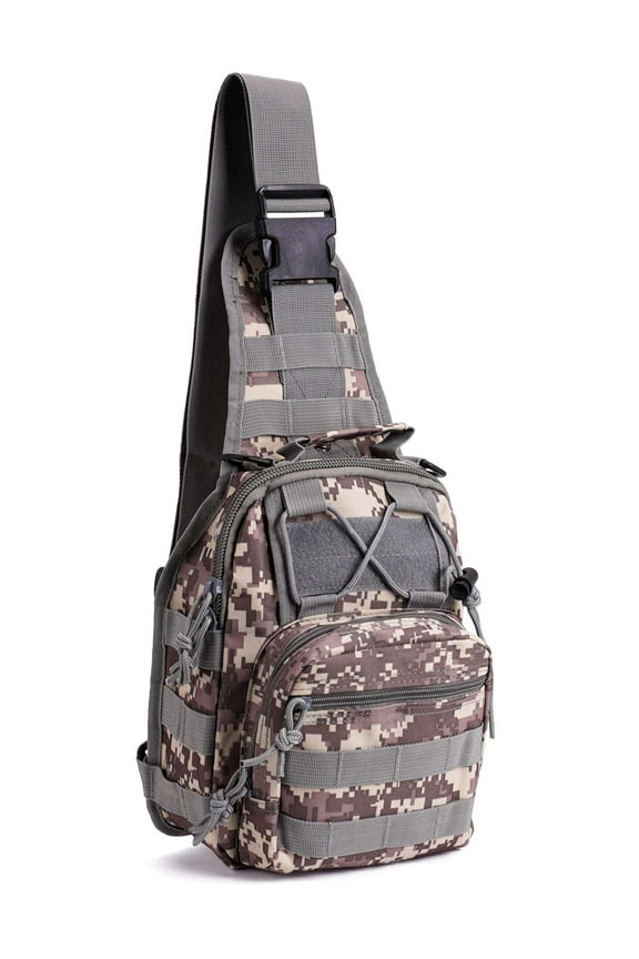 Travel Crossbody Sling Bag for Men Chest Pack Backpack Compact EDC Small Sling Shoulder Daypack Outdoor Sport Bags