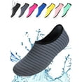 thumbnail image 1 of Gustave Unisex Barefoot Water Skin Shoes Strip Beach Sock Quick-Dry Aqua Water Socks For Beach Swim Surf Outdoor Exercise "L,Gray", 1 of 9