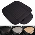 thumbnail image 1 of Gustave Universal Black, PU Leather, Comfortable, Breathable, Front Seat Covers, 1 of 8