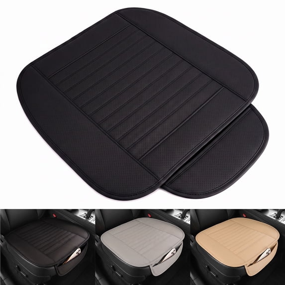Gustave Universal Black, PU Leather, Comfortable, Breathable, Front Seat Covers