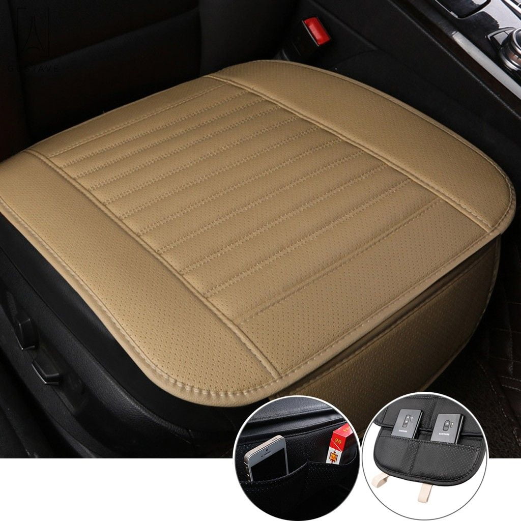 KINGLETING Car Seat Cushion, Driver Seat Cushion for Height, Universal Fit  for Most for Auto SUV Truck,Provides Good Driving Visibility (Beige)