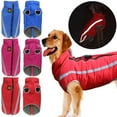 thumbnail image 1 of Gustave Warm Winter Pet Coat Dog Waterproof Reflective Jacket Vest for Small Medium Large Dogs Outfits "Red,3XL", 1 of 9