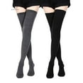 thumbnail image 1 of Gustave Women Girl Extra Long Fashion Thigh High Socks over the Knee High Boot Stockings Leg Warmers Lady Party Dress "Gray, 1 Pair", 1 of 10