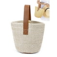 thumbnail image 1 of Gustave Women Straw Woven Beach Bag Summer Bucket Handbags Tote Purse Vintage Top Handle Rattan Bags for Travel Vocation "Beige", 1 of 10