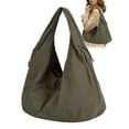 thumbnail image 1 of Gustave Women's Large Nylon Slouchy Hobo Bag Lightweight Soft Tote Bag Underarm Shoulder Handbag with Multiple Pockets for Casual Travel Daily Use - Green, 1 of 7