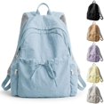 thumbnail image 1 of Gustave Women's Lightweight Backpack Purse Water Resistant Nylon 14 Inch Laptop Travel Backpack Casual Daypack Cute College Bookbag - Blue, 1 of 8
