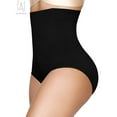 thumbnail image 1 of Gustave Women's Shapewear Panties High Waist Tummy Control Body Shaper Slimmer Slimming Briefs Girdle Underwear, Black, 1 of 9