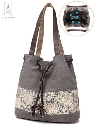 Women's Brown Soft Leather Tote Bag in Dark Taupe | B & Floss