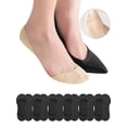 thumbnail image 1 of Gustave Womens No Show Socks 6 Pairs Ultra Low Cut Liner Socks Non Slip Hidden Invisible Socks Thin Cotton Footies for Flats Boat Loafer "Black", 1 of 10