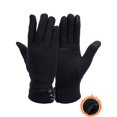 thumbnail image 1 of Gustave Womens Touchscreen Texting Gloves Winter Warm Thermal Fleece Lined Gloves Ladies Girls Windproof Driving Gloves, Black, 1 of 8