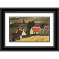 thumbnail image 1 of Gustave de Smet 2x Matted 24x18 Black Ornate Framed Art Print 'The ripe cornfield', 1 of 2